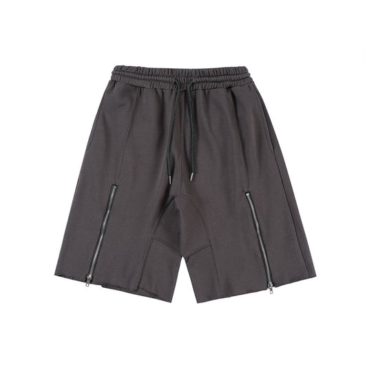 Shorts Casuales con Cierre Lateral y Abertura Moderna - Image 3