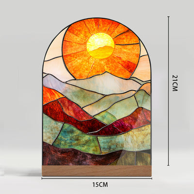 Adornos Decorativos Acrílicos con Efecto Cristal - Flores y Paisajes - Image 19