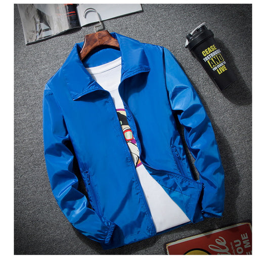 Chaqueta Tallas Grandes Primavera Otoño con Cuello Alzado - Image 5