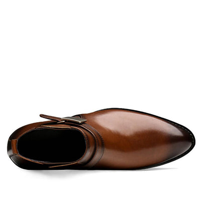 Botas Martin de Cuero para Hombre - Estilo Británico Otoño Invierno - Image 9