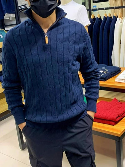 Suéter Térmico para Hombre con Cierre de Media Cremallera y Mangas Largas - Image 8