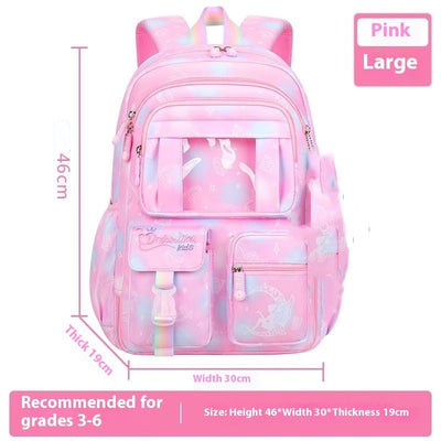Mochila Escolar Fantasía Niña Gran Capacidad - Image 2