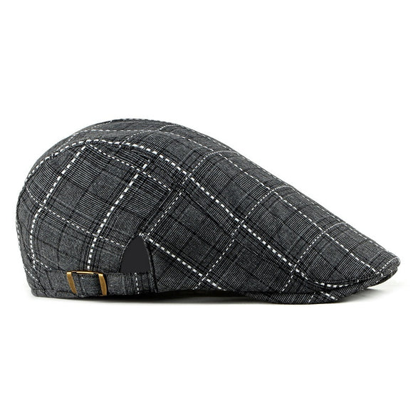 Gorra Vintage British Gingham para Hombre