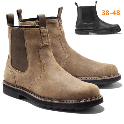 Botas Altas Casuales para Hombre con Acabado Esmerilado Negro - Image 9