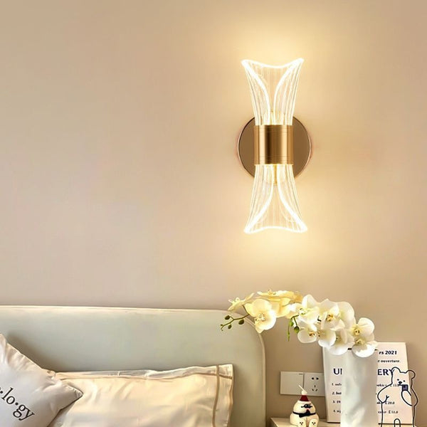 Lámpara de Pared Acrílica Minimalista para Mesita de Noche