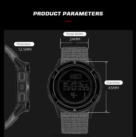 Reloj Inteligente Deportivo con Podómetro y Brújula - Image 5