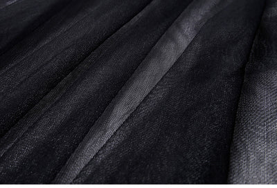 Vestido Largo de Encaje Bordado con Cuentas - Elegancia Temperamental - Image 7