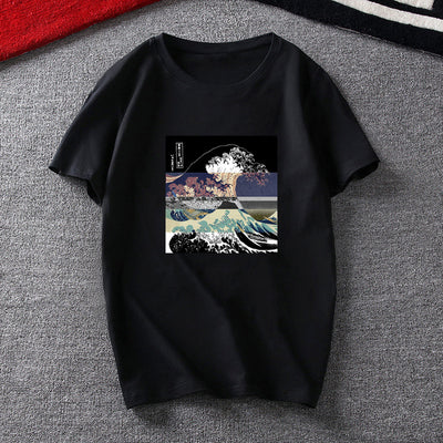 Playera The Great Wave Hip Hop para Hombre - Image 17