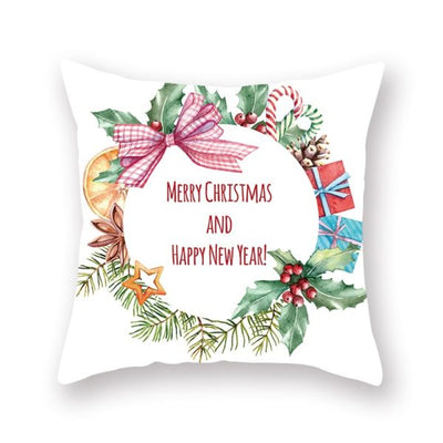 Funda de Cojín Navideño Terciopelo Suave con Estampado Digital - Image 14