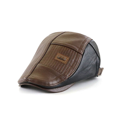 Gorra de Hombre PU con Combinación de Colores - Image 9