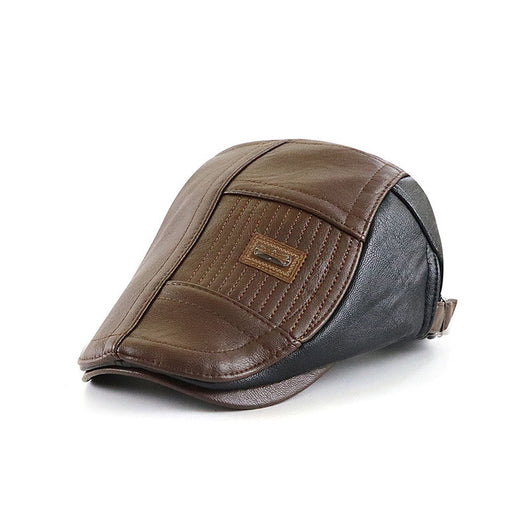 Gorra de Hombre PU con Combinación de Colores - Image 9