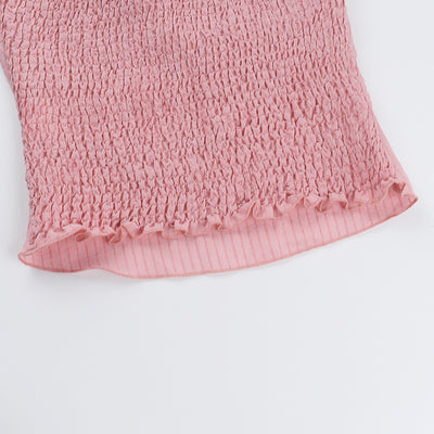 Camiseta Halter Escotada de Color Liso - Image 17