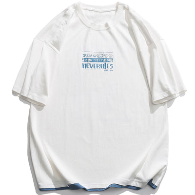 Camiseta Japonesa Holgada de Manga Corta - Comodidad Máxima para Cualquier Ocasión - Image 13