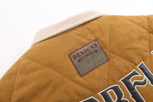 Abrigo Térmico Acolchado Hombre Estilo Retro Solapas Anchas - Image 13