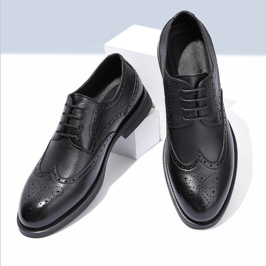 Zapatos Brogue de Cuero para Hombre - Estilo Clásico Elegante - Image 30