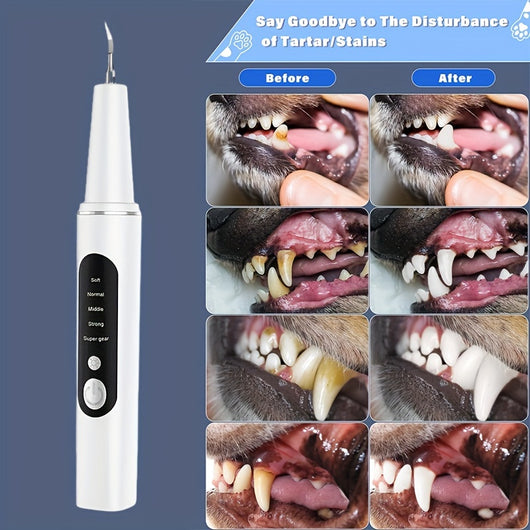 Limpiador Ultrasónico de Dientes para Mascotas - Kit Completo con 2 Cabezales - Image 2