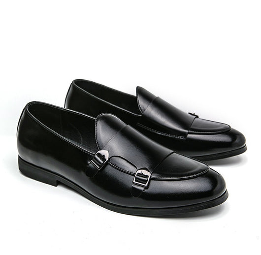 Zapatos de Cuero para Hombre Otoño con Doble Hebilla - Image 16