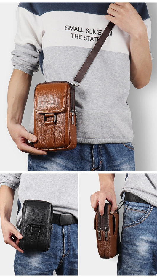 Bolsa de Cuero para Celular Multifuncional con Cinturón - Image 31