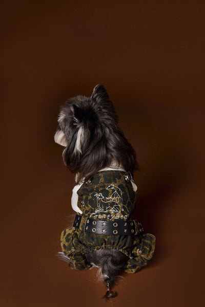 Overol para Perro Estampado Leopardo Otoño - Image 3
