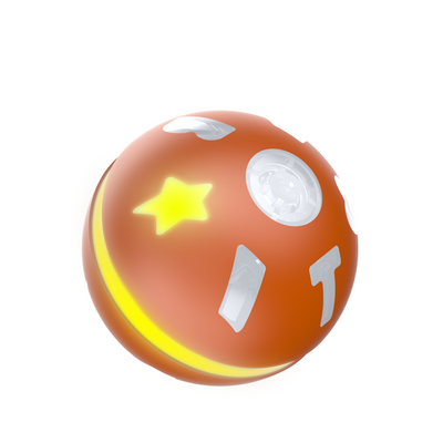 Blue smart electric pet toy ball with glowing light accents and a 'BENTOPAL' logo, designed for cats and small dogs. - Image 5