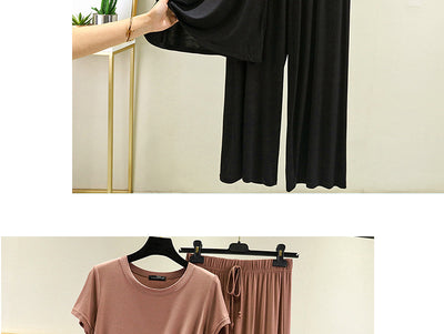 Conjunto de Casa Cómodo Estilo Coreano Talla Grande Mujer - Image 17