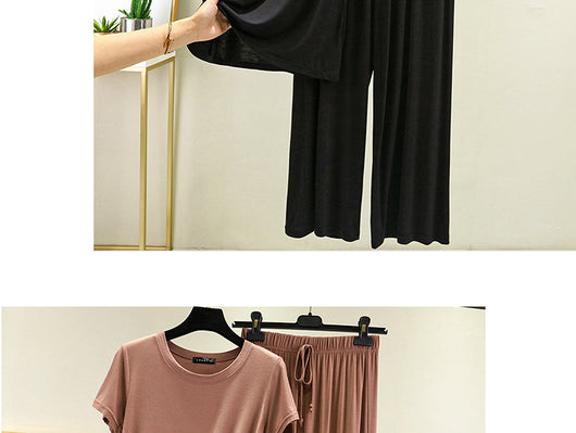 Conjunto de Casa Cómodo Estilo Coreano Talla Grande Mujer - Image 17