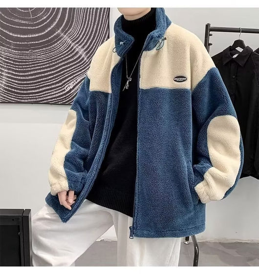Chaqueta Acolchada para Hombre con Bloques de Color - Calidez y Estilo - Image 11