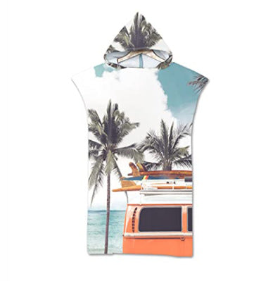 Poncho Toalla de Playa con Capucha - Protección Solar y Cambio Rápido - Image 35