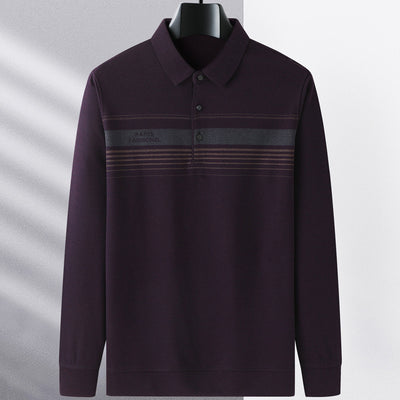 Camiseta Manga Larga con Cuello para Hombre Maduro - Image 11