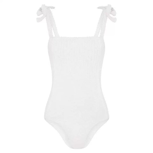 Traje de Baño Enterizo Elegante con Espalda Descubierta