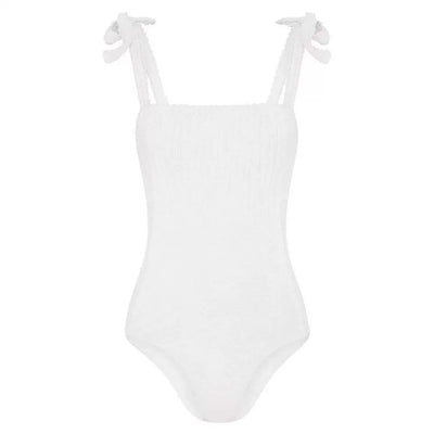 Traje de Baño Enterizo Elegante con Espalda Descubierta