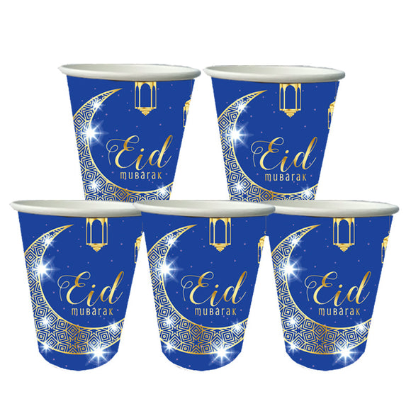 Kit Completo de Decoración Eid Al-Fitr - Platos y Vasos Temáticos