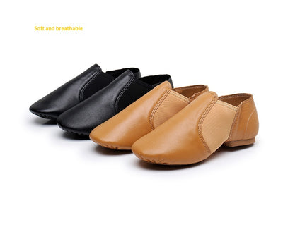Zapatos de Jazz de Cuero Genuino con Suela Blanda para Práctica - Image 8