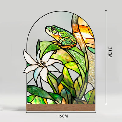 Adornos Decorativos Acrílicos con Efecto Cristal - Flores y Paisajes - Image 14
