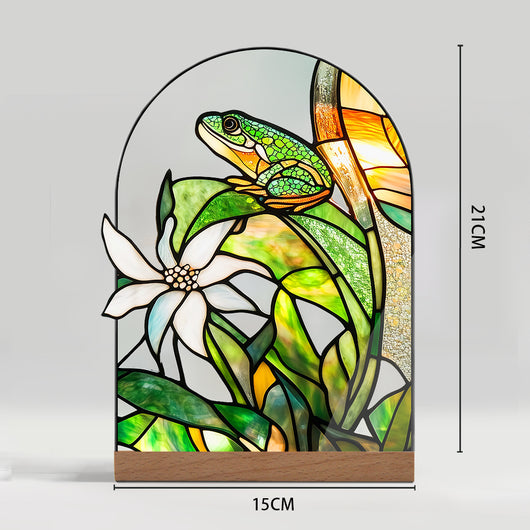Adornos Decorativos Acrílicos con Efecto Cristal - Flores y Paisajes - Image 14