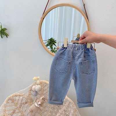 Pantalones Elásticos Coreanos para Bebé - Primavera y Otoño - Image 7