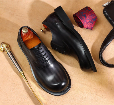 Zapatos Oxford de Cuero Premium para Hombre - Comodidad y Elegancia Ejecutiva - Image 18
