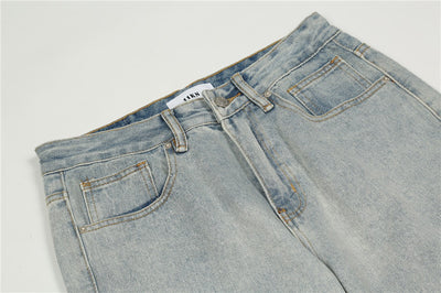 Jeans Hombre Lavado Claro Corte Recto Oversize - Image 16