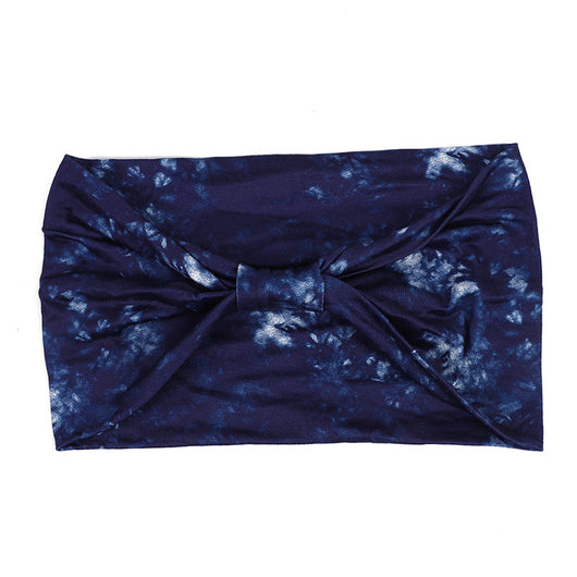 Banda Deportiva Ancha Tie-Dye Absorbente de Sudor para Mujeres - Image 3