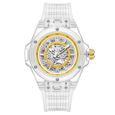 Reloj Automático Mecánico para Hombre Resistente al Agua con Esfera Transparente - Image 10