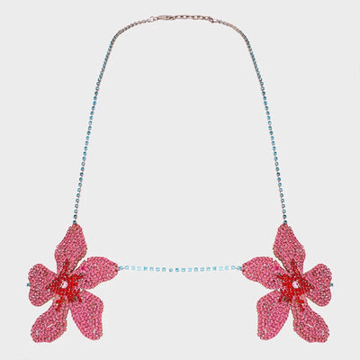 Cadena de Pecho con Flor - Joyería Elegante Europea y Americana - Image 2