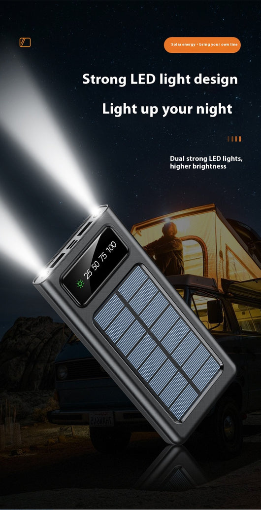 Batería Solar Portátil de 4 Cables para Teléfonos Móviles - Image 12