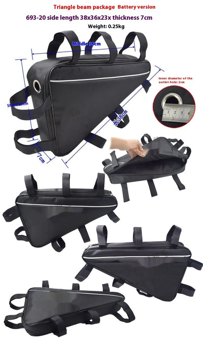 Bolsa Pannier para Batería de Bicicleta Eléctrica de Montaña - Image 11