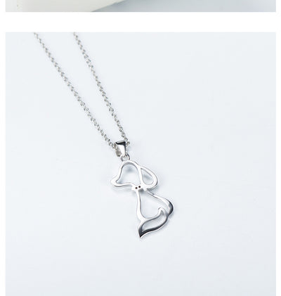 Collar de Plata 925 con Dije de Perro para Mujer - Image 9