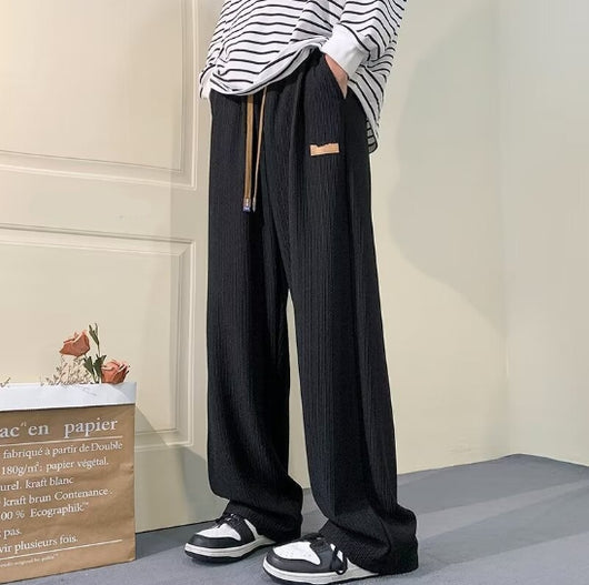 Pantalones Casuales para Hombre en Colores Sólidos - Versátiles y Fáciles de Combinar - Image 9