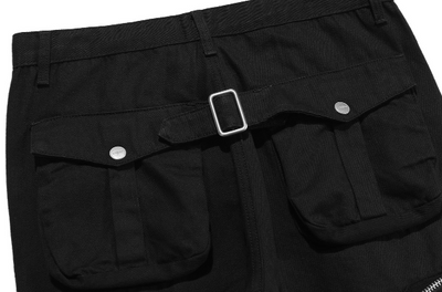 Overol Slim Fit con Doble Cierre y Múltiples Bolsillos para Hombre - Image 14