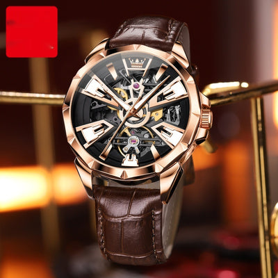 Reloj Automático para Hombre con Esfera Hueca y Resistencia al Agua - Image 4