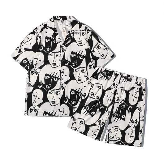 Conjunto Playero Estampado Floral - Camisa Casual Playa - Image 12