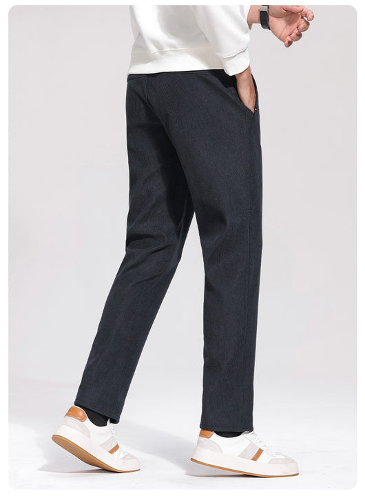 Pantalones Casuales Slim Fit Forrados en Fleece - Versátiles y Modernos - Image 11