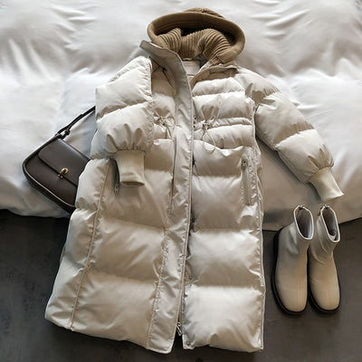 Chaqueta Acolchada Suelta con Capucha para Mujer - Image 2